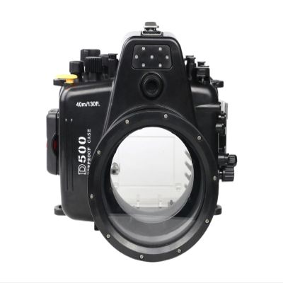 40m/195ft Waterproof Underwater Camera Diving Case, Compatible for Nikon, D500 Bag Cover