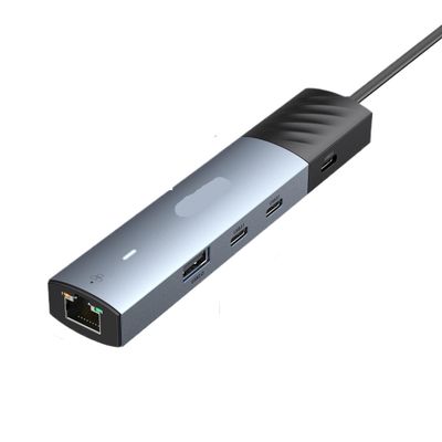10Gbps USB C Hub Type C to 4K60Hz HDMI Adapter,3USB 3.1 Gigabit Ethernet PD 100W,Docking Station for Mac Book Pro Air M2 M1(White)