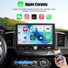 Single Din Car Stereo with Apple CarPlay Android Auto, 7" HD 1024x600 Touchscreen Car Radio with Bluetooth 5.0 Handsfree Mirror Link FM/Type-C/USB/EQ 1 Din Head Unit with Remote Control view 2