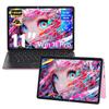 Fsjun 11" Touchscreen 2-in-1 Convertible Pink Laptop for Business&Students, in tel N100 CPU,16G DDR4 RAM,1TB SSD,FHD 1920 * 1200 IPS,Win 11 Pro PC,Backlit Keyboard, WiFi, Type-C,HDMI, Oval Trackpad view 1