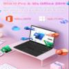 Fsjun 11" Touchscreen 2-in-1 Convertible Pink Laptop for Business&Students, in tel N100 CPU,16G DDR4 RAM,1TB SSD,FHD 1920 * 1200 IPS,Win 11 Pro PC,Backlit Keyboard, WiFi, Type-C,HDMI, Oval Trackpad view 4