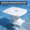 APT-150-01 Aluminum Radar Mount 6" AFT Leaning Compatible with Garmin Raymarine Simrad Radomes view 3