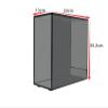 CWENZXDIA Vinyl Record Storage Vinyl Record Storage Rack CD Display Acrylic Album Holder for Bedroom Holder view 2