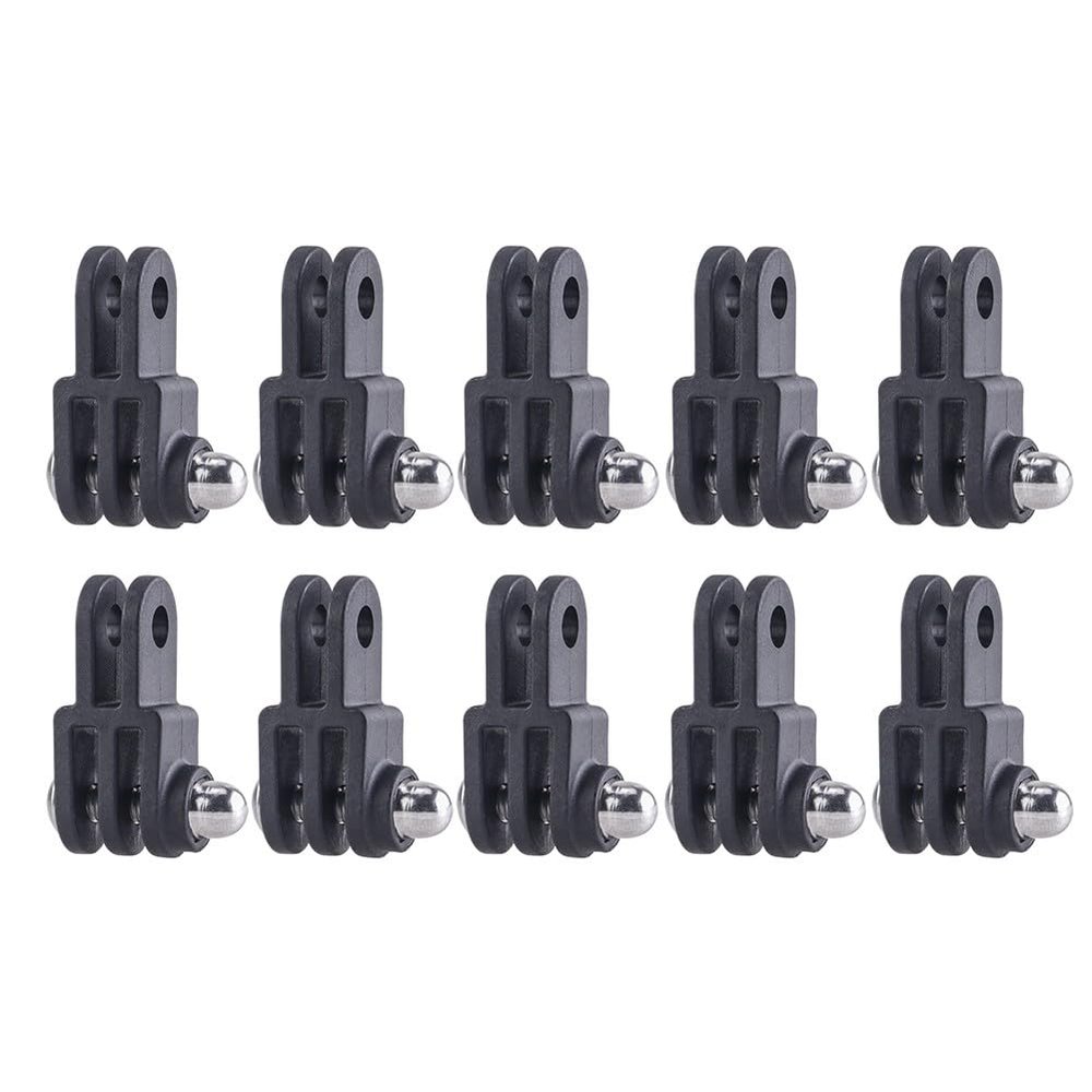 BlesConi Rotary Extension Adapter Mount Set for GoPro and Action Cameras, 10 Pack Plastic Adjustable Arms