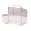 CWENZXDIA Vinyl Record Storage Acrylic Vinyl Record Display Rack Storage CD Organizer Stand for Magazines Books Holder(Transparent) view 1