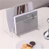 CWENZXDIA Vinyl Record Storage Acrylic Vinyl Record Display Rack Storage CD Organizer Stand for Magazines Books Holder(Transparent) view 3