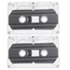 SEWACC 2pcs Blank Cassette Tapes, 30 Min Recording Audio Tapes, Dictating Microcassette for Speech Music Recording, 3. 93 X 2. 55 X 0. 39 Inches view 1