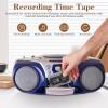 SEWACC 2pcs Blank Cassette Tapes, 30 Min Recording Audio Tapes, Dictating Microcassette for Speech Music Recording, 3. 93 X 2. 55 X 0. 39 Inches view 3