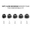 ADV. Eartune Fidelity UF-A3 | Replacement Memory-Foam Tips for AirPods Pro 3 | Secure Fit, All-Day Comfort, Superior Noise Isolation, Rich Bass, Built-in Wax Guard | Black [Large] [3-Pairs] view 2