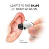 ADV. Eartune Fidelity UF-A3 | Replacement Memory-Foam Tips for AirPods Pro 3 | Secure Fit, All-Day Comfort, Superior Noise Isolation, Rich Bass, Built-in Wax Guard | Black [Large] [3-Pairs] view 3