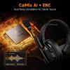 COMICA Seekcom S1 Wireless Intercom Headset System, 2.4GHz Full-Duplex Communication Headsets with 500m/1640ft Range, Noise Reduction, One-Key Broadcasting & Talk Modes for Live Show, Events (2 Sets) view 3
