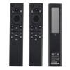 2pack BN59-01385A Solar Voice Remote Replacement with Bluetooth Rechargeable Solar Cell for Samsung Smart TVs Frame Neo LED Ultra HD Series,4 Shortcut Buttons, Black view 1