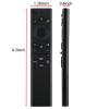2pack BN59-01385A Solar Voice Remote Replacement with Bluetooth Rechargeable Solar Cell for Samsung Smart TVs Frame Neo LED Ultra HD Series,4 Shortcut Buttons, Black view 2