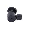 Mini Tripod Ball Head with 1/4 Inch Screw and Hot Shoe Mount Adapter, Aluminum Alloy Compact Size - Rotation, Durable Design for DSLR Camera and Ring Light (Silver Ball) view 3