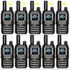 Lifetime Free Global Rapid Walkie Talkies Unlimited Range Nationwide PTT 4G LTE PoC Long Range Two Way Radios 5000 Miles Long Distance for Family,Logistics,Construction (10 Pack with SIM) view 1