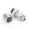 Aumotop Aviation Plug Socket Connector, Panel Metal Wire Connector, High Strength and Resistance to Pressure, Wire Connector, for Data Acquisition Systems, CNC Machine etc. with Silver view 2