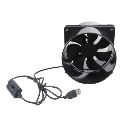 120mm USB 5V Exhaust Fan with 3 Speed Adjustable Switches Suitable for Printer Ventilation & Enclosure Cooling Systems Adaptable Airflows Ducted Exhaust Fan