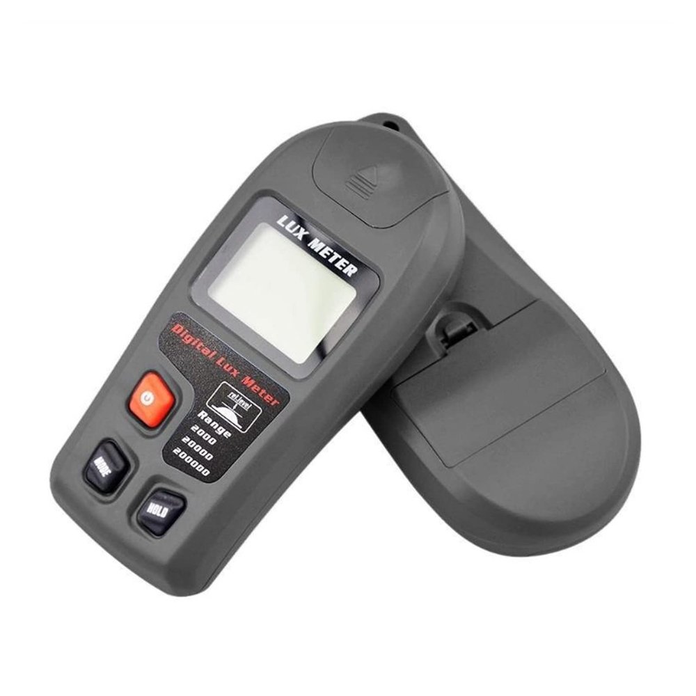 Light Meter, Digital Lux Meter 200,000 Lux Digital LCD Pocket Light Meter Lux/FC Measure Tester illuminometer Sensor Photometer MT-30(1)