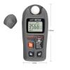 Light Meter, Digital Lux Meter 200,000 Lux Digital LCD Pocket Light Meter Lux/FC Measure Tester illuminometer Sensor Photometer MT-30(1) view 2
