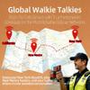 Lifetime Free Global Rapid Walkie Talkies Unlimited Range Nationwide PTT 4G LTE PoC Long Range Two Way Radios 5000 Miles Long Distance for Family,Logistics,Construction (6 Pack with SIM) view 3