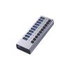 10-Port USB Expansion Dock Multi-Function Splitter USB3.0HUB hub Group Control Independent Switch Expander view 1