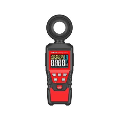 Light Meter, Illuminance Meter Handheld Illuminance Meter High Precision Illuminance Meter 100000LUX, Illuminance Meter Handheld Ambient Temperature Measuring Instrument(A)