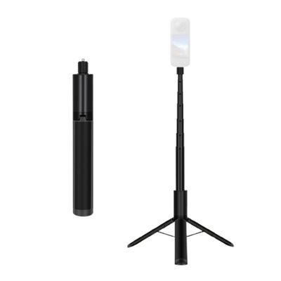 EBTOOLS 48 Inch Selfie Stick Tripod, 7 Sections Extenable Aluminum Alloy Pole, 1/4" Stainless Steel Screw, Dual Groove, 2 in 1 Extendable Selfie Stick, for Panoramic Camera, Phone