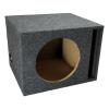 10-Inch Single Vented Car Audio Subwoofer Enclosure, Ported Speaker Box, Stereo Bass System view 1
