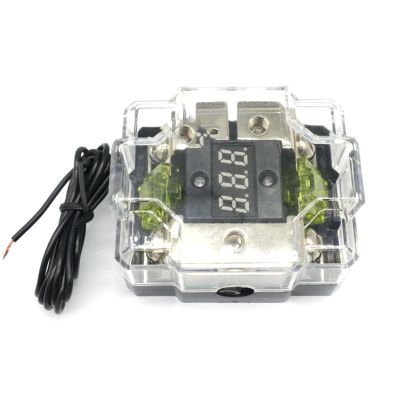 100A Car Audio Amplifier Fuse Holder Power Fuse Distribution Block Splitter 1 in 2 Out