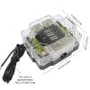 100A Car Audio Amplifier Fuse Holder Power Fuse Distribution Block Splitter 1 in 2 Out view 2