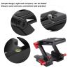 Ball Head Mount Geared Tripod Z - Shaped Aluminum Alloy Foldable Desktop Holder 1.5kg Load - Lightweight Compact Design with Quick Release Plate for Cameras and Camcorders view 3