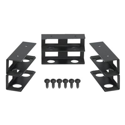 JINPIAOPIAO 3Pcs Under Desk Laptop Mount Space Saving Organizers Rack Convenient for Laptops Tablets Keyboards and More Use