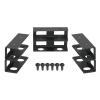 JINPIAOPIAO 3Pcs Under Desk Laptop Mount Space Saving Organizers Rack Convenient for Laptops Tablets Keyboards and More Use view 1