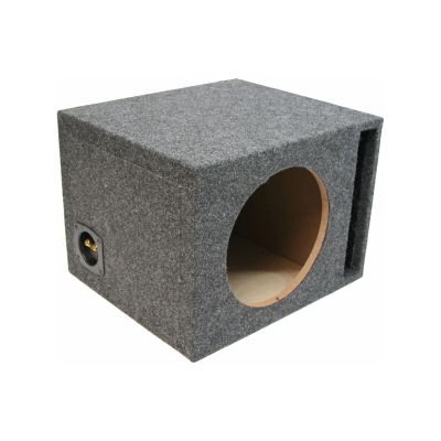15-Inch Single Vented Subwoofer Enclosure, 3/4 MDF Car Audio Stereo Ported Box