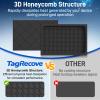 TagRecove Starlink Gen 3 Protective Cover Case, Anti-Collision Silicone Cover for Satellite Dish, Waterproof, Dustproof & Hail-Proof, Easy-Install Protective Shell for Home Starlink Gen 3, Black view 4