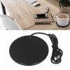 Coffee Mug Warmer USB Candle Warmer Plate 55C Constant Temperature Smart Heating Pad for Home Office Travel Tempered Glass 10.3cm (Black) view 3
