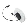 Ehlivhall Automatic Retractable Power Cord Reel ABS Fireproof Housing and PVC Wire for Safe and Use Compact Portable for Camping Outdoor Activities(1.2m And) view 2
