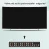 8 Input 1 Output AV Switcher Box Metal Construction Studio Grade Router for Home Theater Gaming Consoles and Professional Setups view 4