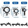 45pcs Nylon Cable Tie Wrap Fixed Fastener Clips Cars Mount Wire Clip Car Hose Fastening Zip Strap Kit view 2