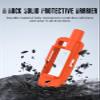 FJIASTB Case for Garmin GPSMAP H1 Handheld, Soft Silicone Shockproof Cover with Soft Screen Protector Film (Orange) view 2