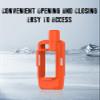 FJIASTB Case for Garmin GPSMAP H1 Handheld, Soft Silicone Shockproof Cover with Soft Screen Protector Film (Orange) view 4