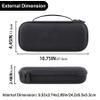 Aenllosi for Bose New SoundLink Flex 2nd Gen/Bose SoundLink Flex Bluetooth Portable Speaker Hard Carrying Case+Silicone Cover Case, Black view 4