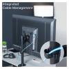 ADBWEKKF Black TV and ultra-wide monitor desk stand for screens up to 42 inches - view 3