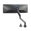 ADBWEKKF Black Pneumatic Arm Single Extra Wide Computer Monitor Desk Stand - 57" view 1