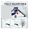 ADBWEKKF Adjustable Desktop Monitor Mounting Bracket with C-Clamp view 3