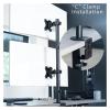 ADBWEKKF Dual Ultrawide Monitor Desk Mount with Adjustable Brackets for 2 Screens up to 45 Inches view 4