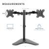 ADBWEKKF Dual monitor stand independent installation suitable for 30-inch computer screen- view 2