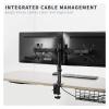 ADBWEKKF Dual Computer Monitor 13" to 30" Desk Mount, Heavy Duty Adjustable - view 3