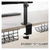 ADBWEKKF Dual Computer Monitor 13" to 30" Desk Mount, Heavy Duty Adjustable - view 4