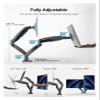 ADBWEKKF Desktop stand for 13-inch to 40-inch screens, supporting weight 4.4 view 2